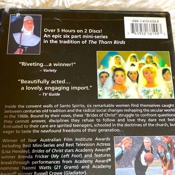 NAOMI WATTS & RUSSELL CROWE BRIDES OF CHRIST DVD 6 part MINI SERIES AUSS… - Picture 4 of 7